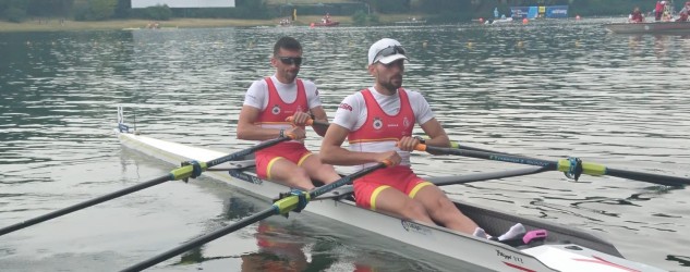 El 2- femenino y masculino han conseguido la clasificación para la Final A de la I Copa del Mundo que se está disputando este fin de semana en Belgrado... el 2x peso ligero masculino remará la Final B, al finalizar en 5ª posición su semifinal