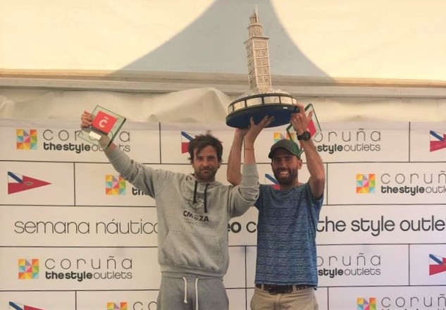 Manuel Jiménez y José Ramón Pardo vencedores del legendario Ciudad de La Coruña de Snipe... mañana lunes comienza el Campeonato de España de Snipe Juvenil, con la jornada de mediciones... a continuación el absoluto...