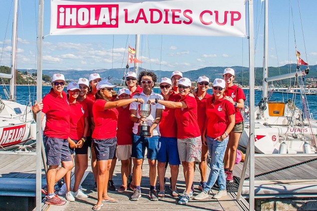 Entre las primeras tripulaciones en salir al agua están las regatistas de la ¡HOLA! Ladies Cup, una competición exclusivamente femenina en la que se disputarán el podio algunas de las mejores patronas de la península (Foto Rosana Calvo)