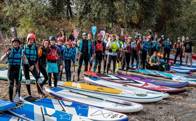 Por segundo año consecutivo, esta prueba se consolida como una cita imprescindible en la agenda de los profesionales del SUP en aguas bravas (Foto alua.es)
